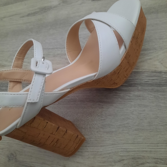 French Connection Cork Heels - Picture 4 of 10